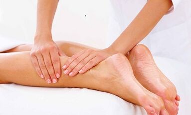 Massage legs for varicose veins